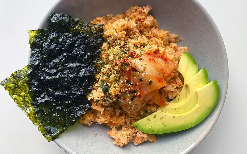 Rong biển trộn cơm có tốt không Có giúp giảm cân và dùng cho trẻ em được không