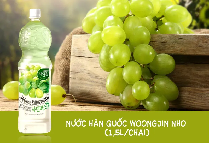 Thương hiệu Woongjin - Nước ép Hàn Quốc